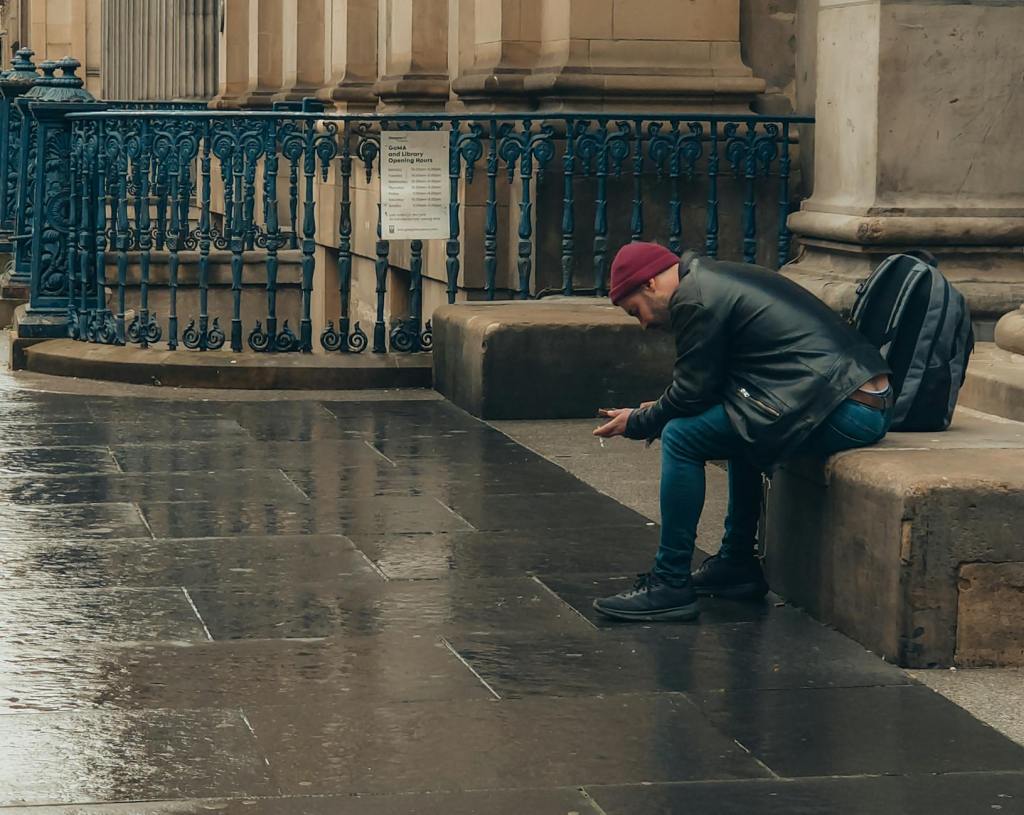 “Adam In The Rain” by Walter&nbsp;Bargen