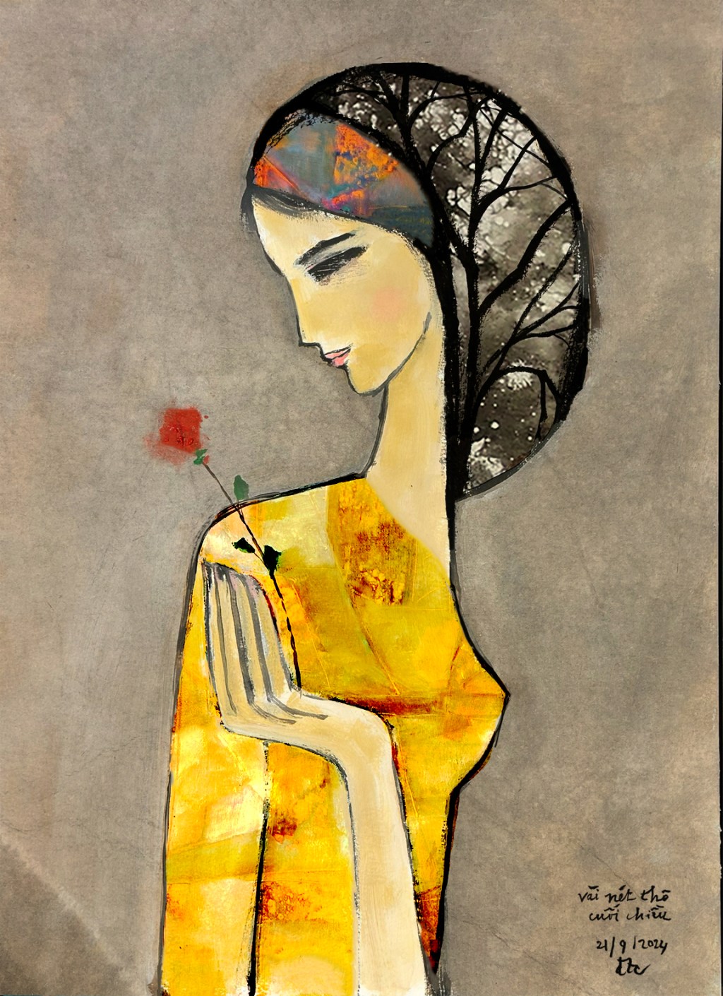 THE APPEARANCE OF A STRANGE CREATURE IN THE FIELD | Lê Vĩnh Tài