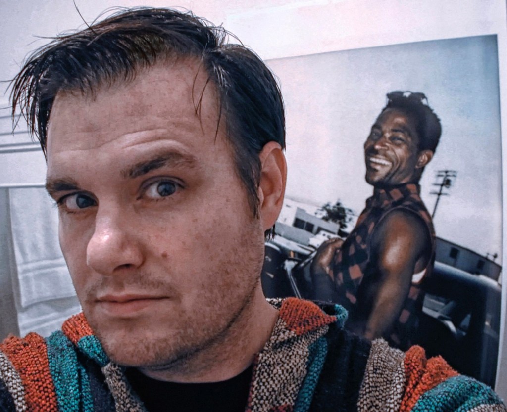 “2005 Nikon Selfie with Dear Pal Gregory Millar (RIP)” by Lance&nbsp;Mazmanian