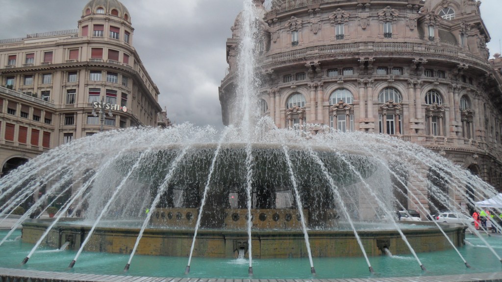 Fountain in Genoa, Italy