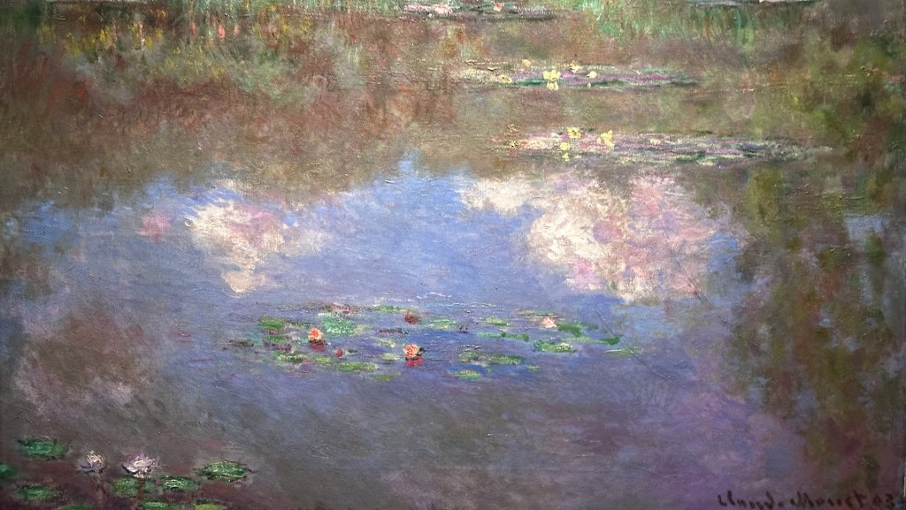 Picture caption: An even closer photograph of this painting with not of the frame included.
